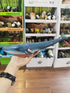 Gemini&Genius Blue Whale Sea Animal Action Figure, Ocean Shark Whale Model Toy for Kids and Collectors