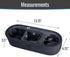 Habitat Universal Stroller Snack Tray with Insulated Cup Holder - Divided Compartment with Secure Non-Slip Straps |