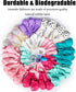 Amandir 152pcs Hot Pink and Teal Blue Balloon Garland Arch Kit, Different Sizes for Spa Girls Birthday Baby Shower Decor