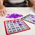 GSE 500 Pieces of 3/4-Inch Plastic Transparent Bingo Chips for Game Night, Classroom, Bingo Hall (Purple)