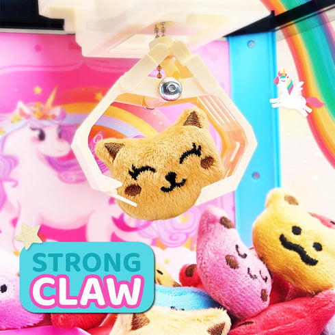 20 3-8, JoyCat Claw Machine for Kids, Unicorn Mini Vending Machine & Electronic Arcade Game with Adjustable Music