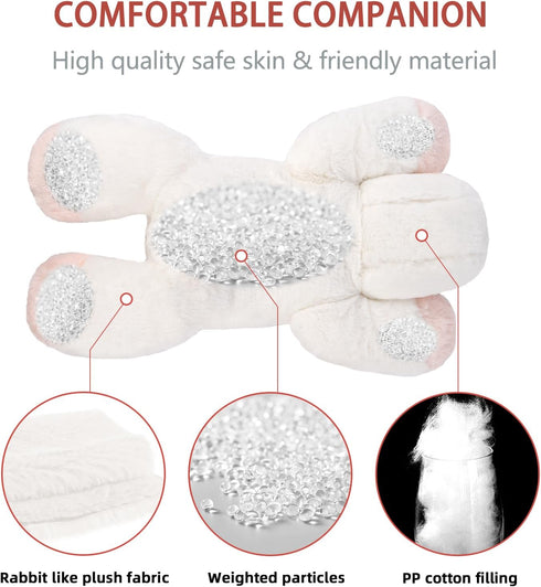 NiuniuDaddy 20" Unicorn Weighted Stuffed Animal Plush Toy, Large Pillowfort Body Pillow for Kids and Adults