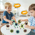 estardaa 8Pcs Fidget Spinners Glow in The Dark, Fingertip Gyro DIY Deformable Robot Funny Sensory Fidget Toys