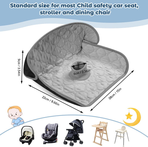 WAEKIYTL 2 Pack Winter Car Seat Protector for Potty Training Piddle Pads Waterproof Carseat Protector for Baby Infant