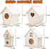 hapray 4 Pack Bird House Crafts for Kids Ages 5-12, Buildable DIY Birdhouse Kit for Summer Arts Projects