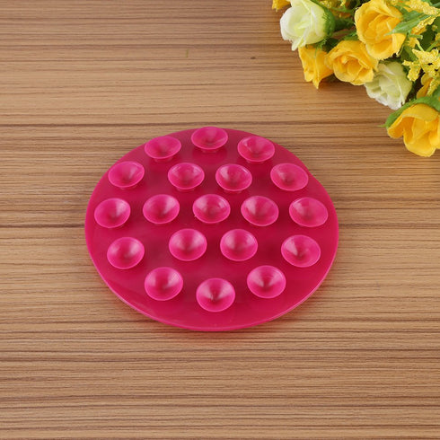 Suction Plate for Toddlers, Anti-Slip Dual-Sided Placemat with Rose Design, Sticks to Table and High Chair, for Baby