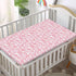 Ruby,52 x28 Cherry Blossom Themed Fitted Crib Sheet,Toddler Bed Mattress Sheets - Crib Mattress Sheet or Toddler Bed