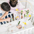 Vicenpal Wildflower Butterfly Baby Mobile for Crib Pink Spring Baby Room Decor Felt Nursery Mobile for Crib Neutral