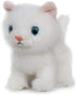 Ice King Bear Fluffy Little Cat Stuffed Animal Plush Toy, Small 6 Inches (White)