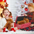 10.5 Inches Highland Cows Stuffed Animals, Cute Fluffy Cow Plush Figure Toys for Kids Baby Girls Boys