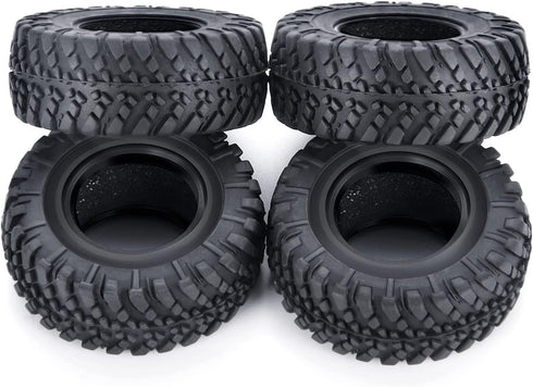 RC Rubber Micro Tires 38mm with Foam Insert, 4pcs for 1/18 Kyosho Mini Z 4x4 Jimny