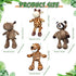 9 Set 11 Inch Zhanmai Pieces Safari Stuffed Animal Toys Plush Jungle Animal Toys Plush Includes Tiger Lion Elephant