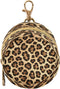 Nesatuwa Cheetah Leopard Print Pacifier Holder Case with Clip Portable Small Travel Pacifier