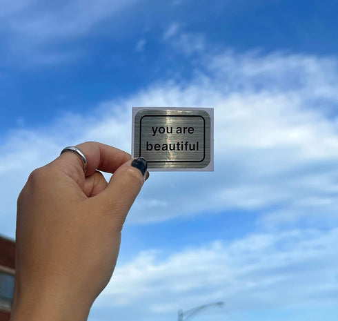 You Are Beautiful Stickers, Inspirational Sticker Pack