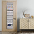 Univivi 6-Layer Fabric Over the Door Organizer, Gray Foldable Nursery Closet Storage for Cosmetics and Toys