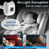 Howison 6.86'' 1080P 150 Dual Car Camera Baby Monitor, Baby Car Camera with IR Night Vision, Wide Angle, USB Powered