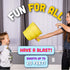 Airzooka Air Blaster, Air Toy for Adults & Children Ages 6+, Blows 'Em Away, Black