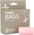 keepigo 6 72 Compostable Disposable Diaper Bags | Rolls, Leak-Proof, XL Biodegradable Baby Poop Bags | Eco-Friendly