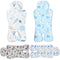 Pinkunn 4 Pcs Gel Car Seat Cooler Pad for Baby, Ice Stroller Cooler Mat for Baby Car Seat, Child Safety Seat