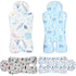 Pinkunn 4 Pcs Gel Car Seat Cooler Pad for Baby, Ice Stroller Cooler Mat for Baby Car Seat, Child Safety Seat