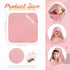 6 32"x 32" 12"x 12" Preboun Pcs Muslin Hooded Baby Towels and Washcloths Cotton Newborn Bath Towel Anti-Shrink Infant