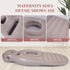MOELUM Inflatable Pregnancy Pillow for Pregnant Women - Maternity Mattress with Belly & Head Hole, Relieves Back & Hip
