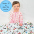 47 47 Inches 100% LollyBanks Baby Blanket for Girls, Large x Soft Muslin Swaddle Blankets, Cotton Breathable