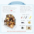 Flever Dollhouse Miniature DIY House Kit, Creative Room with Furniture for Romantic Artwork Gift (Dream Building