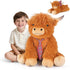 SuzziPals Giant Highland Cow Stuffed Animal 30", Big Soft Giant Stuffed Animals,