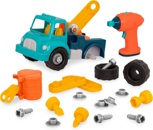 Battat – Classic Construction Toy, Pretend Play Tools Toddler Trucks for Dexterity Building Toy Age 3+