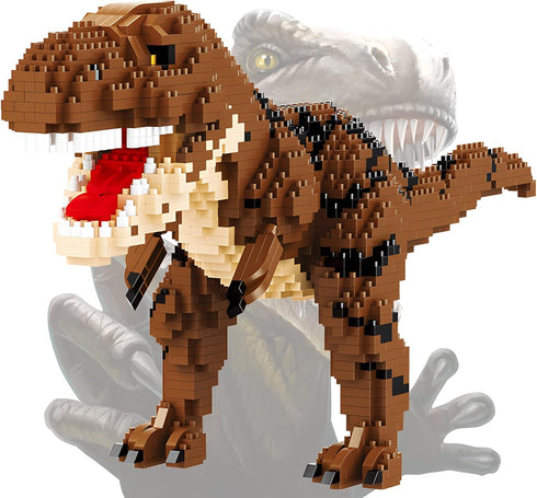CSNRHG 6+ 1559 Dinosaur Tyrannosaurus Building Blocks Model Decor Micro Mini Blocks Toy Birthday for Age Children
