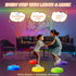 5PCS Music Light Up Stepping Stones for Kids Toddler - Non-Slip Stackable Plastic Sensory Stepping Stones, Preschool