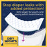 5+, Super Sposie Booster Pads, Max Absorbency for Nighttime Diapers, Use with Overnight Diapers Size Incontinence