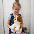 WEGEDU Tabby Kitten Cat Stuffed Animal - Calico Kitty Plush Toy for Kids and Babies, 14.6 inches, Bedtime Gift