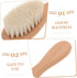 Set ibasenice Hair Brush with Soft Bristles and Comb Grooming Kit for Newborns Gentle Bath Brush for Delicate Scalp