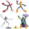 Spider-Man Marvel Bend and Flex Action Figure Toy, and Anti-Venom Vs. Marvel's