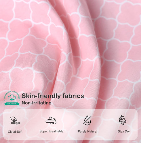 6-12 Large,100% Cotton-2-Piece Baby Swaddle,Sleep Sack Months,Adjustable WearableTransition Blanket,Miracle Swaddles