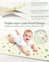 Baby Portable Diaper Changing Pad - Waterproof & Wipeable Changing Mat with PU Leather - Soft Comfortable - Foldable