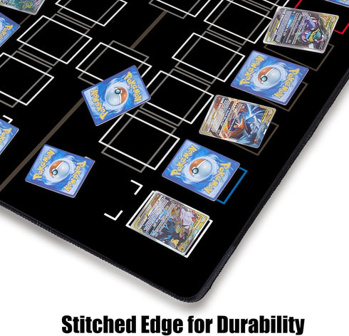 YuGiOh Playmat - Old School 2 Player TCG Game Mat 24" x 28.35" for Yu Gi Oh Card Gaming