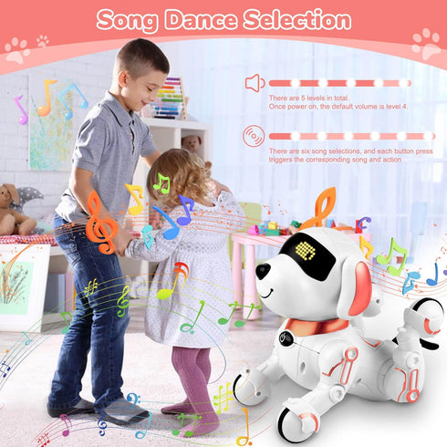 8 9 10 11 12, 8-12, 5 6 7 8 9 10 11 12 Robot Dog Toys for Kids Remote Control Dogs, Robot Dog for Kids Pet Robotic