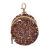 PYBUG Glitter Round Pacifier Storage Case, Polyester & TPU Lined with Hook Buckle,