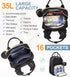 Backpack, Backpacks, MOONBABY Diaper Bag Baby Diaper Bags with Portable Changing Pad and Pacifier Case, Multifunctional