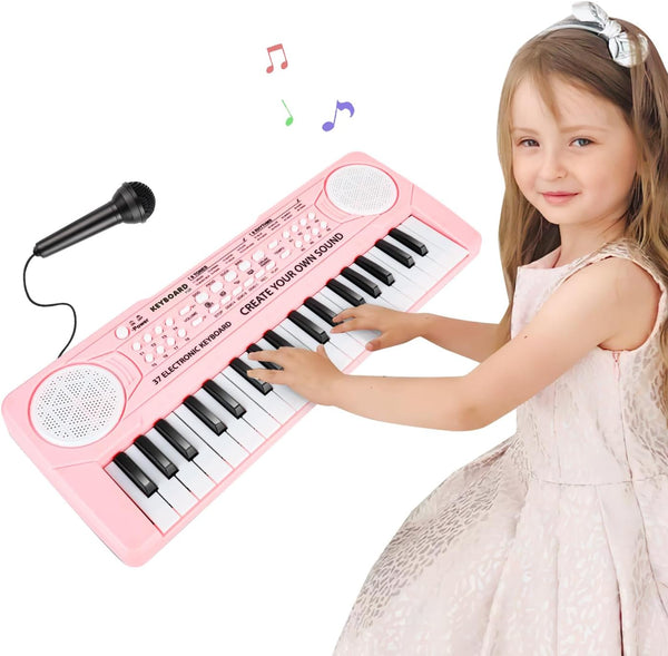 Kids 37 Keys Piano Keyboard | Music Piano Toys with Microphone |