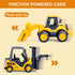 duturpo Mini Construction Trucks Playset for Toddlers, Excavator, Bulldozer, Forklift, Dump Truck, Gift for Kids