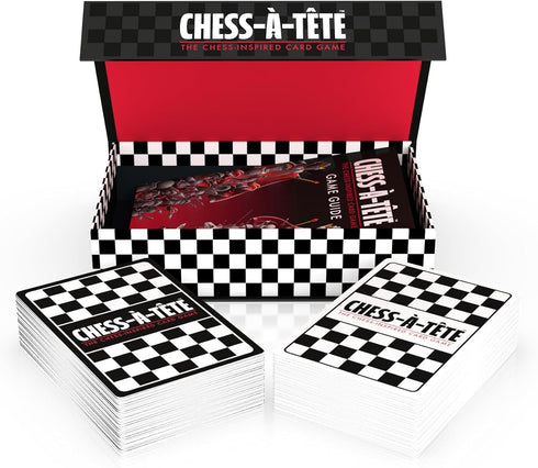 Chess-a-tete 2 Chess--Tte Player Strategy Card Game for Adults & Teens | Chess-Inspired Tactical Battles | Fast