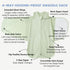 0-6 1.0 Transitional Swaddle Newborn Houdini Proof Baby Sleep Sack Months TOG