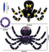 Max Fun Halloween Ring Toss Game, Inflatable Spiders Set 2 Pack for Kids, School Carnival Party Favor Supplies, Indoor