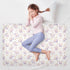 siphylline 52" 34" Minimalist Cartoon Elephants Extra Large Resuable Bed Underpads Waterproof Washable Baby Diaper
