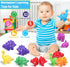10 Pcs Numbers Matching Game, 123 Counting Dinosaur Toy Montessori Learning for Toddlers Ages 1-5 Years