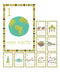 Children Inspire Design Forest Animal Numbers Wall Cards, Set of Ten, 5x7 Prints